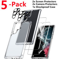 Hydrogel Screen Protector Camera Protector Shockproof Case for Samsung S22 Ultra