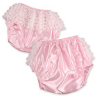 Rearz Pink Satin Rhumba Waterproof Adult Diaper / Nappy Cover