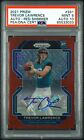 Trevor Lawrence 2021 Panini Prizm Rookie Auto Red Shimmer /35 #331 PSA 9