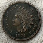 1874 Indian Head Cent XF Details (#IHC-24-19). A few nicks, surface verdigris