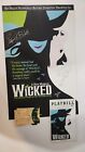 Wicked Musical Broadway Untold Stories Of Witches Poster/Playbill/Ticket Auto