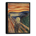 New ListingBlack Framed Art The Scream by Edward Munch Famous Paintings Reproduction Canvas