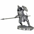 Mongol in battle. Tin toy soldier 54mm miniature statue metal sculpture