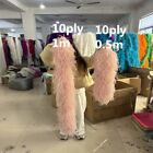 10Ply Fluffy Ostrich Feather  Long Pluma Boa Scarf Costume Sewing Accessory
