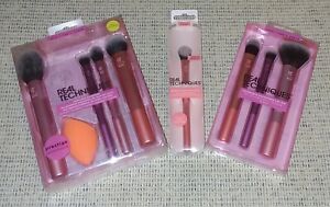 LOT OF NEW IN BOX REAL TECHNIQUES MAKEUP BRUSH SETS/SINGLE