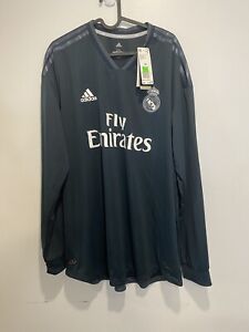 Adidas Real Madrid Player Issue Jersey 2018/19 Away Long Sleeve Men 2XL DQ0868🔥