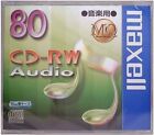 Maxell Blank CD-RW Digital Audio Music 80 minutes 1disc CDRWA80MQ.1TP 700MB JP