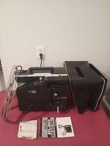 ELMO 16CL 16mm Film Projector w/cover And Reel Vintage Equipment
