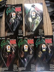 Gator Bug Spinnerbaits; Lot Of 5, 3/8oz, 5 Different Colors, New In Packs