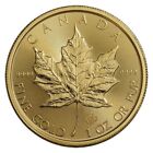 1 oz Gold Maple Leaf Coin BU - Random Year - Royal Canadian Mint .9999 Gold
