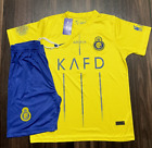 New 23/24 AL-Nassr Home Ronaldo# 7 Jersey Uniform With Shorts For kids and adult