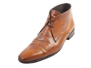 Ortiz & Reed Hand Made Brown Leather Dress Chukka Boots 25158