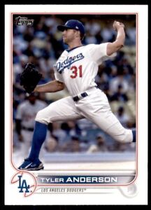 2022 Update Base #US190 Tyler Anderson - Los Angeles Dodgers
