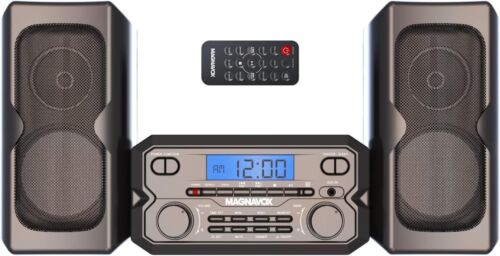 Magnavox Bluetooth 3-Piece Compact CD Shelf System with Digital FM Stereo Radio