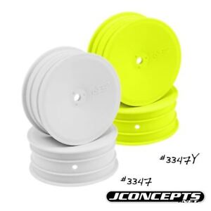 J Concepts - Mono - B4.1/RB5 - 12mm Hex Front Wheel (Yellow) - 4pc