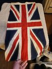 Vintage large British Great Britain Flag Banner ensign union jack royal navy