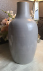 Large Gray Pottery Vase 12 Inches