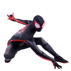 Upgraded Miles Morales Spiderman Jumpsuit Armor Suit Costume Cosplay Halloween