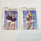 Disney Donald Duck & Daisy Duck Costume Pattern Lot Of 2 Vintage 1986 Open Unsed