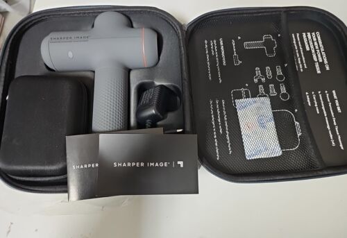 ✨️ Sharper Image Power Percussion Deep Tissue Massager - Gray 🆕 As Shown