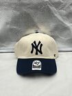 New York Yankees MLB '47 Brand Natural Two Tone Clean Up Adjustable Hat