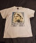 Vintage 1995 Nirvana Kurt Cobain Memorial T-Shirt XL Authentic Original RARE