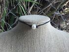 Pearl Choker, Single Freshwater Pearl and Leather Choker Necklace