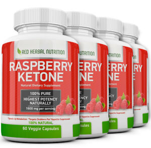 4X Advanced Weight Loss RASPBERRY KETONE 1600mg Extremely Fast Fat Burner Strong