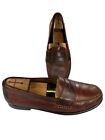 Bostonian Mens Size 12 D Brown Leather Slip On Penny Loafer Dress Shoes