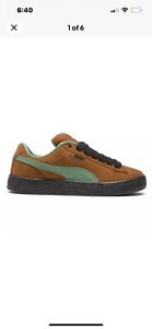 Puma Suede Xl Lace Up  Mens Brown Sneakers Casual Shoes 39520515 Size 10