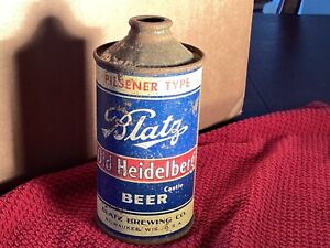 New ListingVintage BLATZ BEER Brewing Co Cone Top Beer Can - Empty