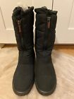 NWOT OLANG Women's Winter Ski Snow Boots Insulated Size 38 Black Faux-Fur Lining