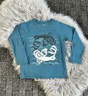 Tea Collection Teal Graphic Long Sleeve Tee Size 8