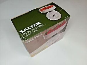 Salter Large Dial Kitchen Scale 11LB Capacity White