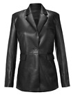 New Cabi Black Faux Leather James Jacket FALL 2023 #4495, XXS