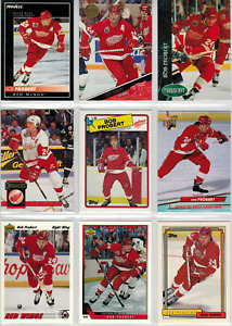 1988-89 Topps Bob Probert Rookie Card Plus 8 Card Bonus!!!!!