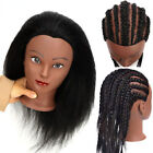 Mannequin Head Human Hair Training Head Kit Cosmetology Manikin Practice Head