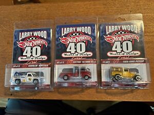 2009 Hot Wheels Real Riders Larry Wood 40 Years Of Design Lot Of 3