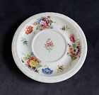 18th 19th Century Antique English Soft Paste Porcelain Floral Painted Plate