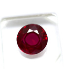 7-8 Ct Ring Size Stone Red Ruby Round Cut Natural Loose Gemstone Best Offer