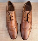 Men Dress Shoes ALDO Leather Medium Brown Size  US 12, Pre-Owned Very Good...