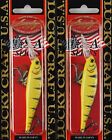 New Listing(LOT OF 2) LUCKY CRAFT POINTER 78DD 3/8OZ PT78DDSP-806 TIGER PERCH I9343