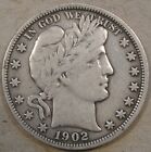 1902-O Barber Half Dollar 50c VF As Pictured