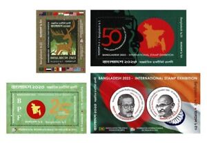 4 different MS of Bangladesh on International Stamp Exhibition-2023
