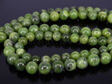 Natural Canada Jade Gemstone Round Spacer Loose Beads 15.5'' 6mm 8mm