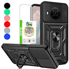 For Nokia X100 Shockproof Case Ring Armor Rugged Stand+Screen Protector Cover