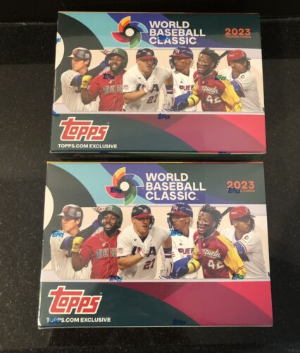 2023 Topps World Baseball Classic Hobby Box Lot of 2x - New Factory Sealed WBC