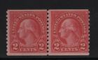 599A pair original gum mint never hinged nice color cv $ 500 ! see pic !