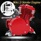 2-Stroke 80cc Bike Cycle Engine Motor Set Petrol Gas Kit for Motorized Bicycle