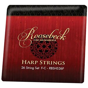 Mid-East RBSHS26F Roosebeck Harp 26-String Set F - C